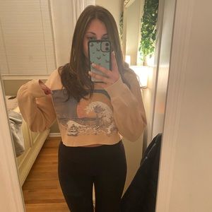cropped pacsun sweatshirt